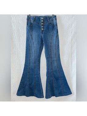 LITZ Flare Stretch Denim Jeans
